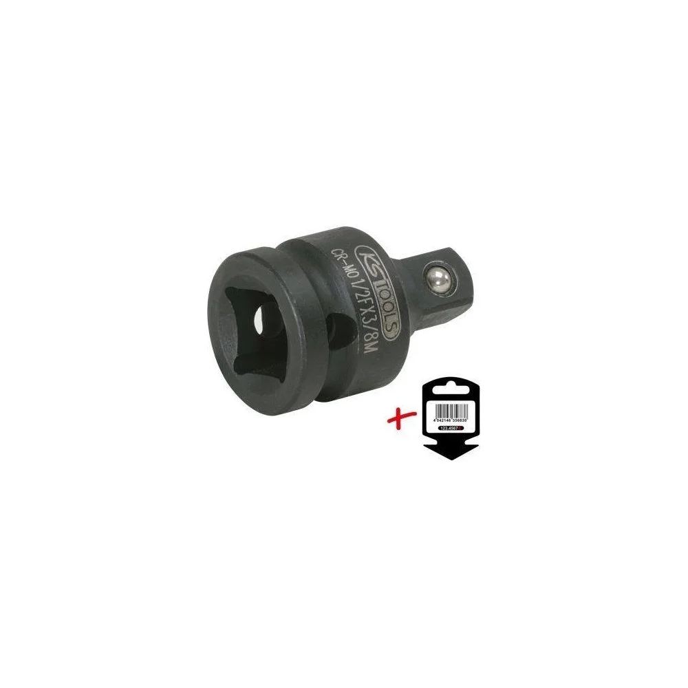 Перехідник знижувальний для тріскачки KS TOOLS 515.1143-E, фото №1
