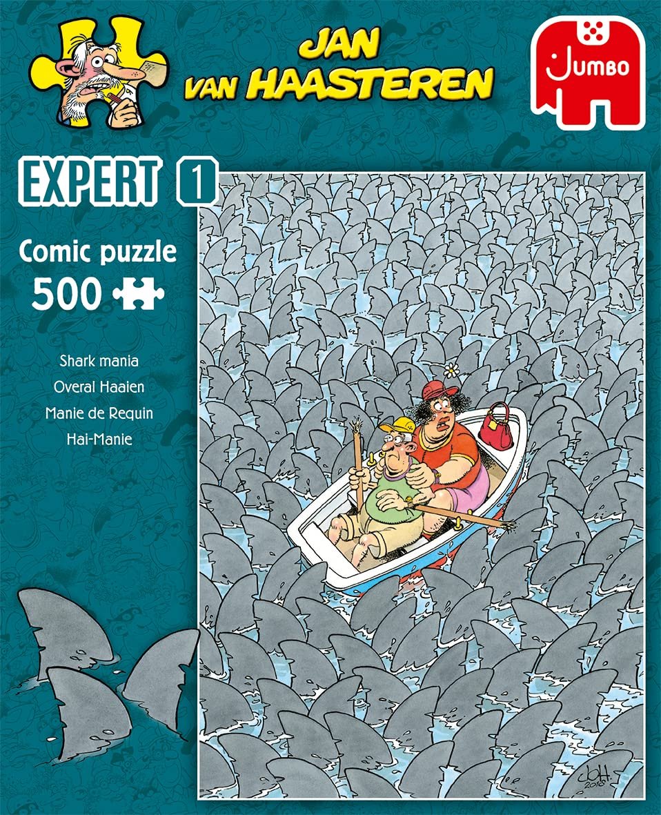 Пазл Jan Van Haasteren Shark Madness 500 деталей для дорослих, фото №4