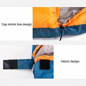 Спальный мешок MYVVKIA Extra Large для кемпинга, ночёвок и фестивалей - легкий односпальный мешок, подходит для взрослых и подростков synthetic.ua - Фото 1