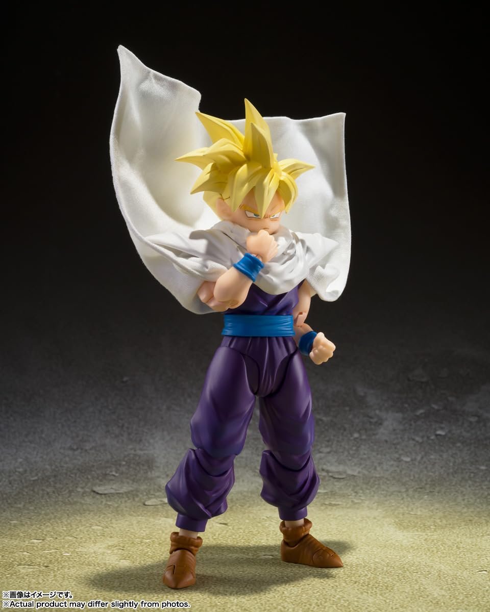 Фігурка Action Dragon Ball Z Super Saiyan Son Gohan Bandai Spirits S.H.Figuarts, фото №3