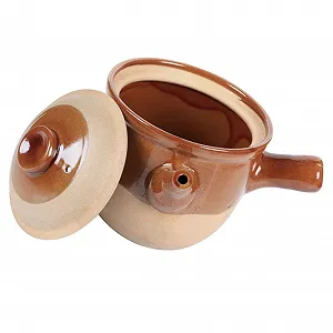 Кастрюля-керол Lurrose керамическая для китайской медицины термостойкая с ручкой - Фото 1