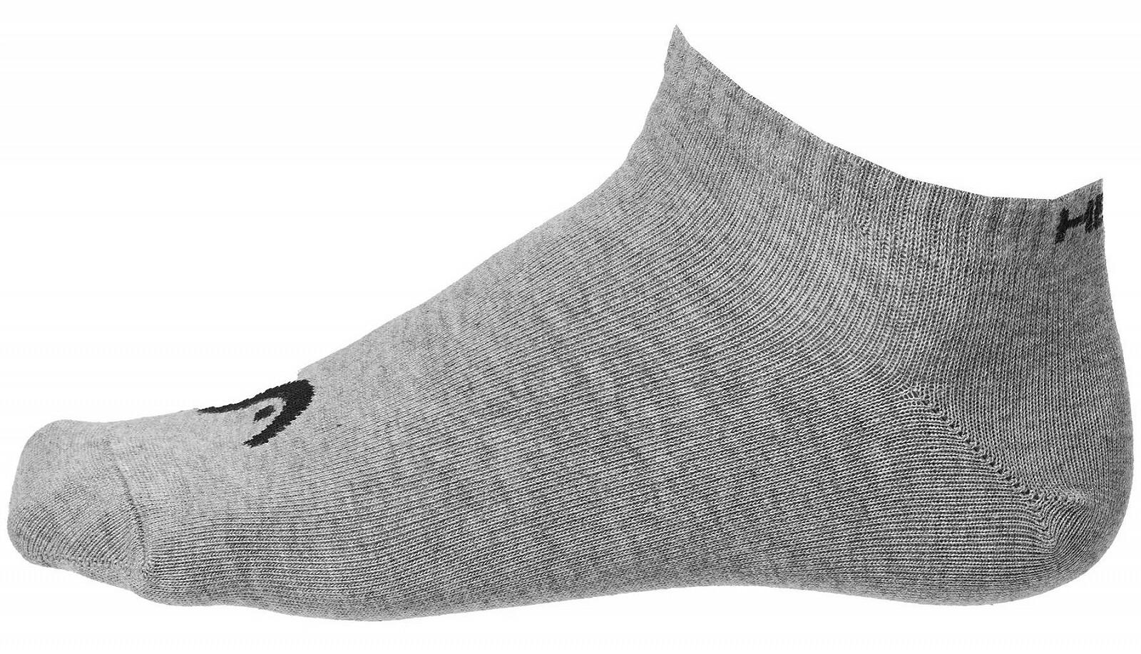Шкарпетки Head ALL SPORTS TRAINING SNEAKER 3P Сірий, Білий, Чорний  43-46, фото №2