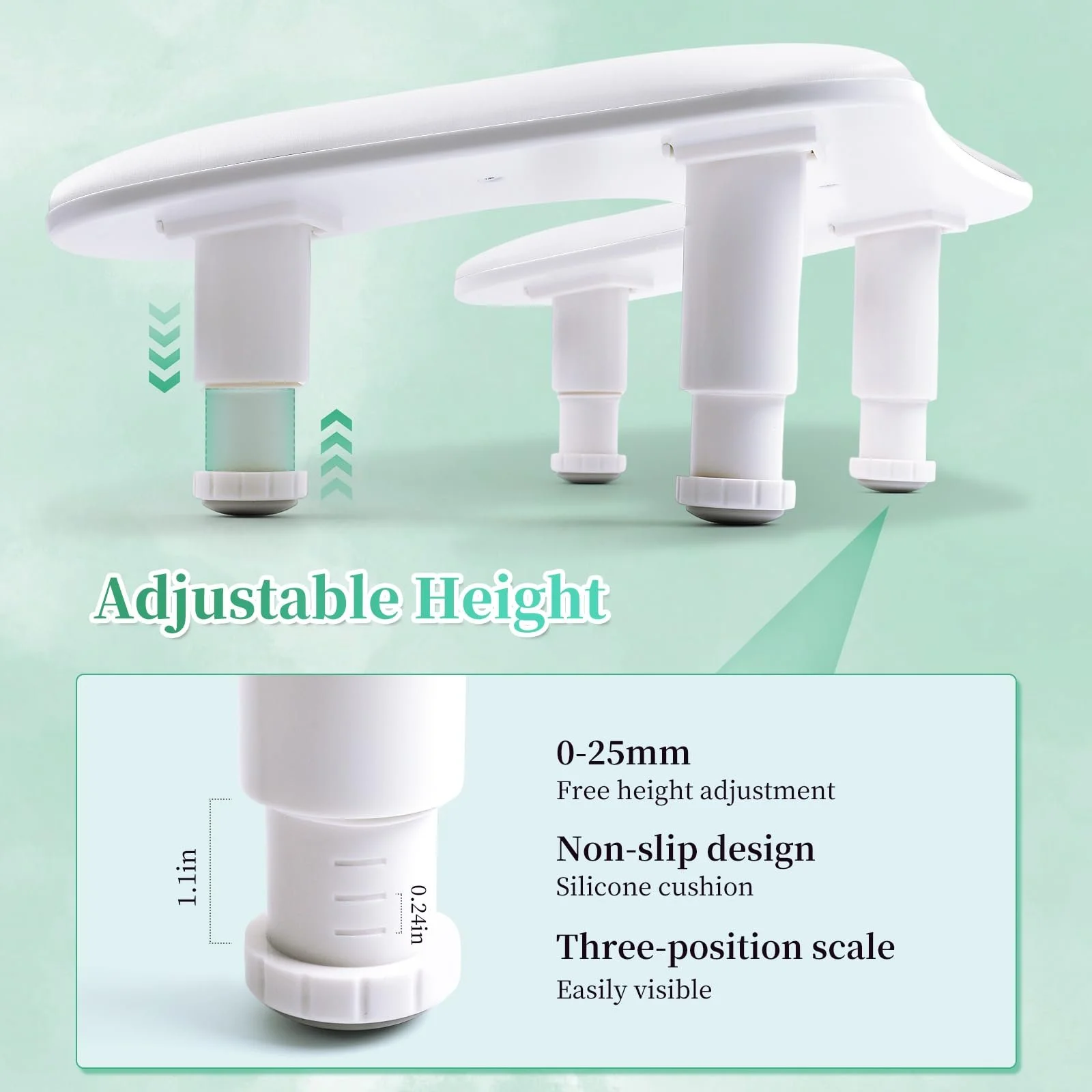 Підставка під руку U-подібна ANGNYA, подушка для манікюру зі знімними кронштейнами, фото №3 Підставка під руку U-подібна ANGNYA, подушка для манікюру зі знімними кронштейнами, фото №3