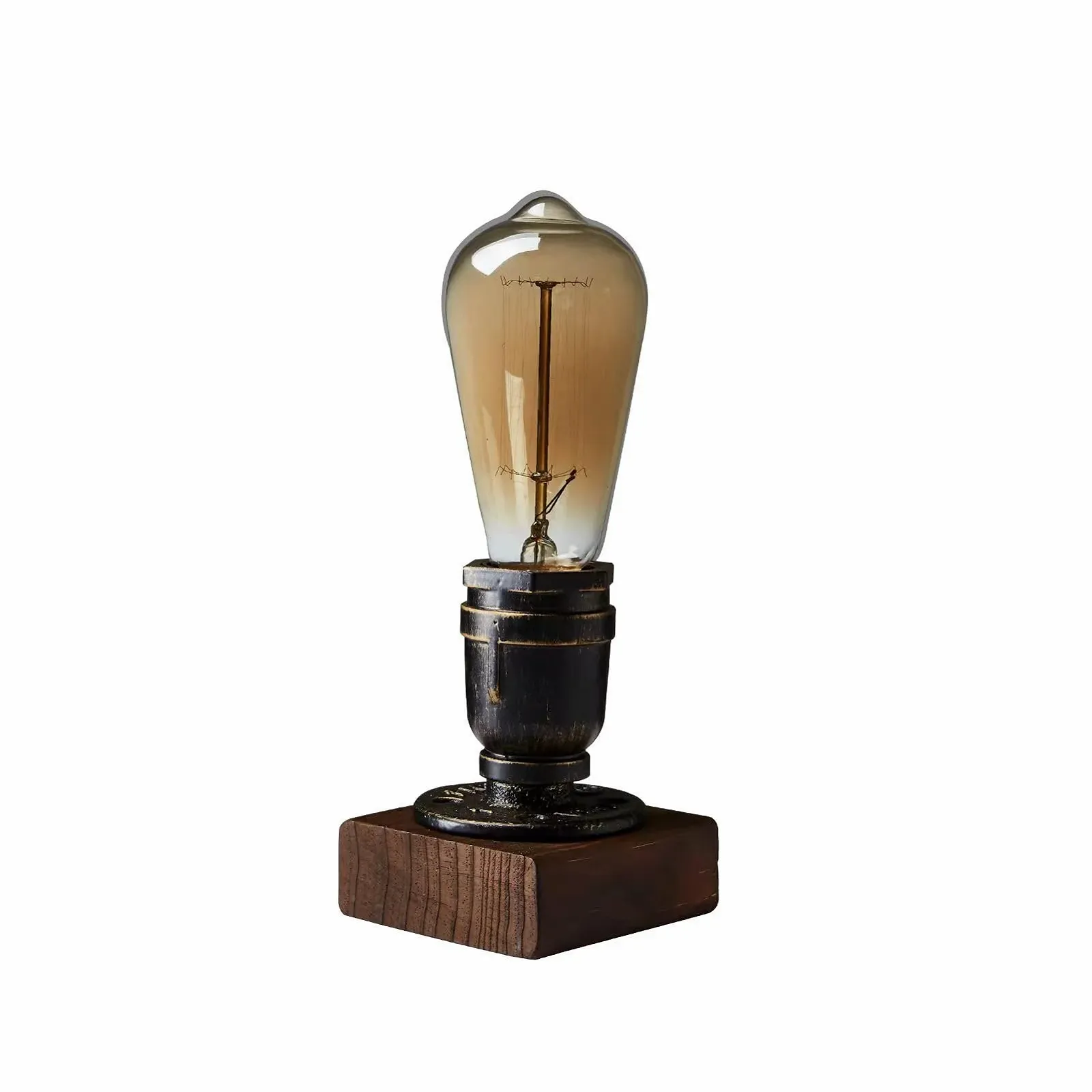 Настільна лампа XIHOME Industrial Steampunk Vintage Style Iron Retro E27, фото №1