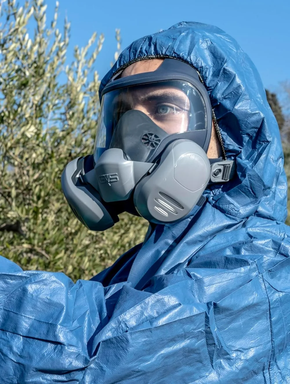 Повнолицьова маска GVS Elipse ABEK1-P3 RD з комбінованими фільтрами / Чорний, фото №2 Повнолицьова маска GVS Elipse ABEK1-P3 RD з комбінованими фільтрами / Чорний, фото №2