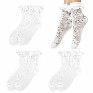 Шкарпетки з рюшами, 3 пари, для жінок - Фото 1