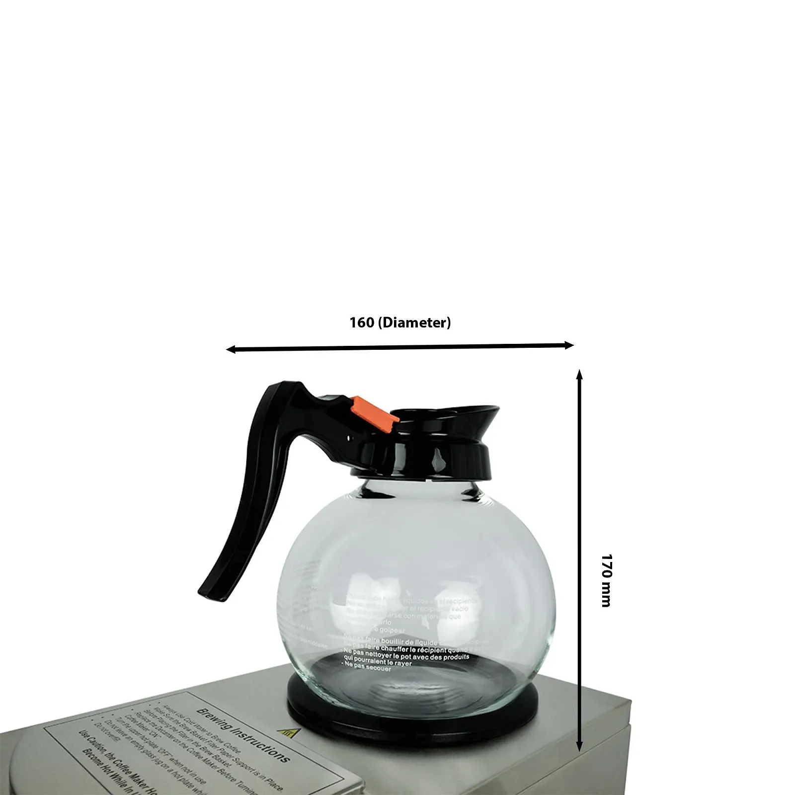 Заварник Скляний Saro 1.8 л, фото №2