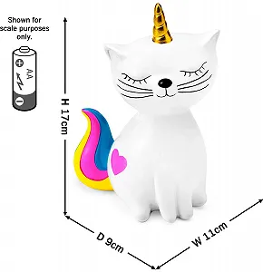 Скарбничка Mousehouse Gifts Єдиноріг-кіт synthetic.ua - Фото 1