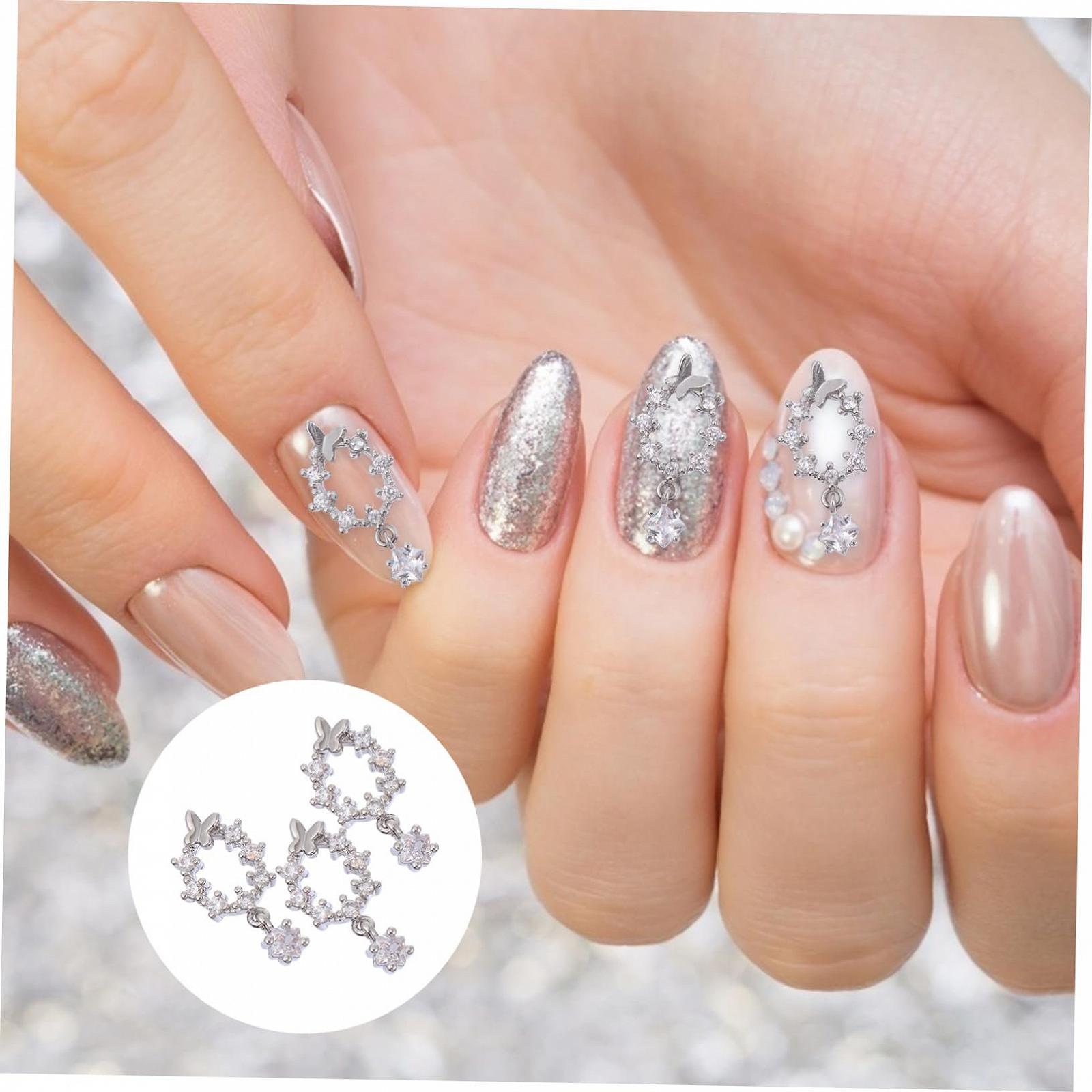 Zircon FRCOLOR 6 шт. для творчого дизайну нігтів, блискучі, фото №8