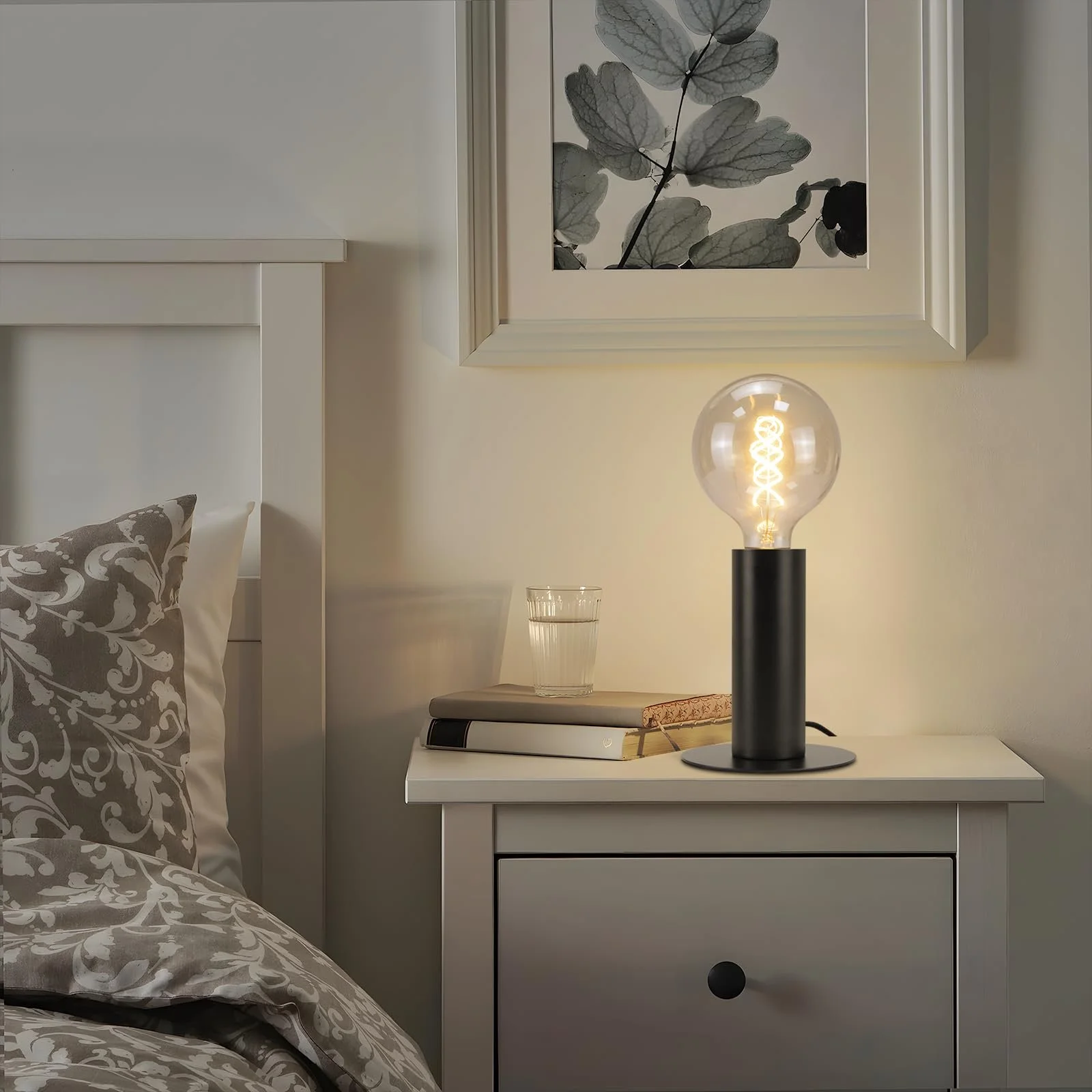 Настільна лампа Vintage Industrial E27 Чорна 40 Ват з вимикачем, фото №5