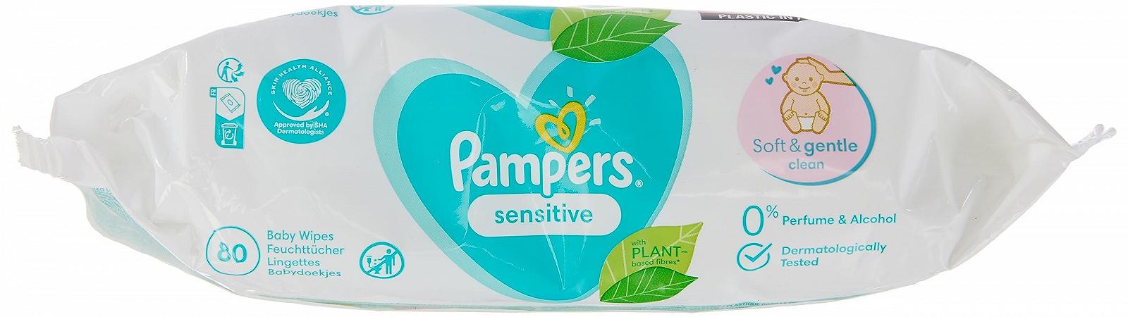 Салфетки Pampers Sensitive 1x80, фото №4