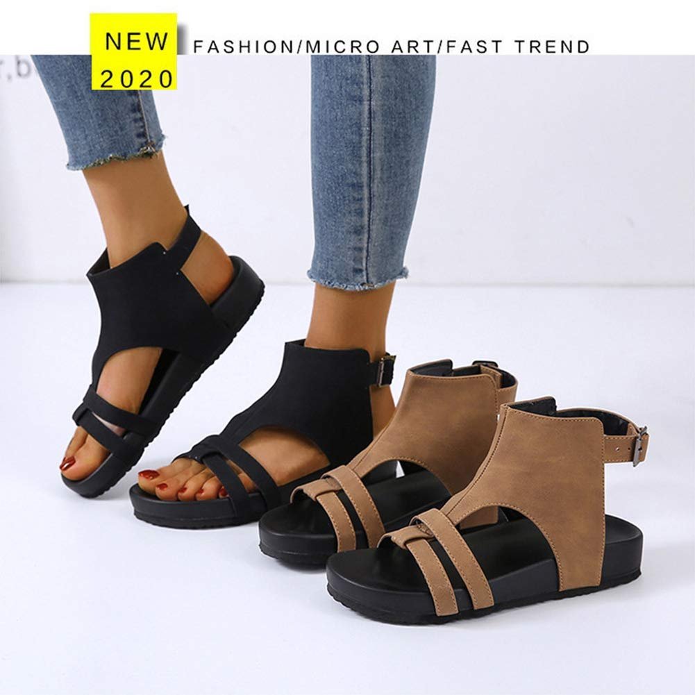 Женские Модные Плоские Сандалии Высокого Качества Ортопедические, фото №7 Женские Модные Плоские Сандалии Высокого Качества Ортопедические, фото №7