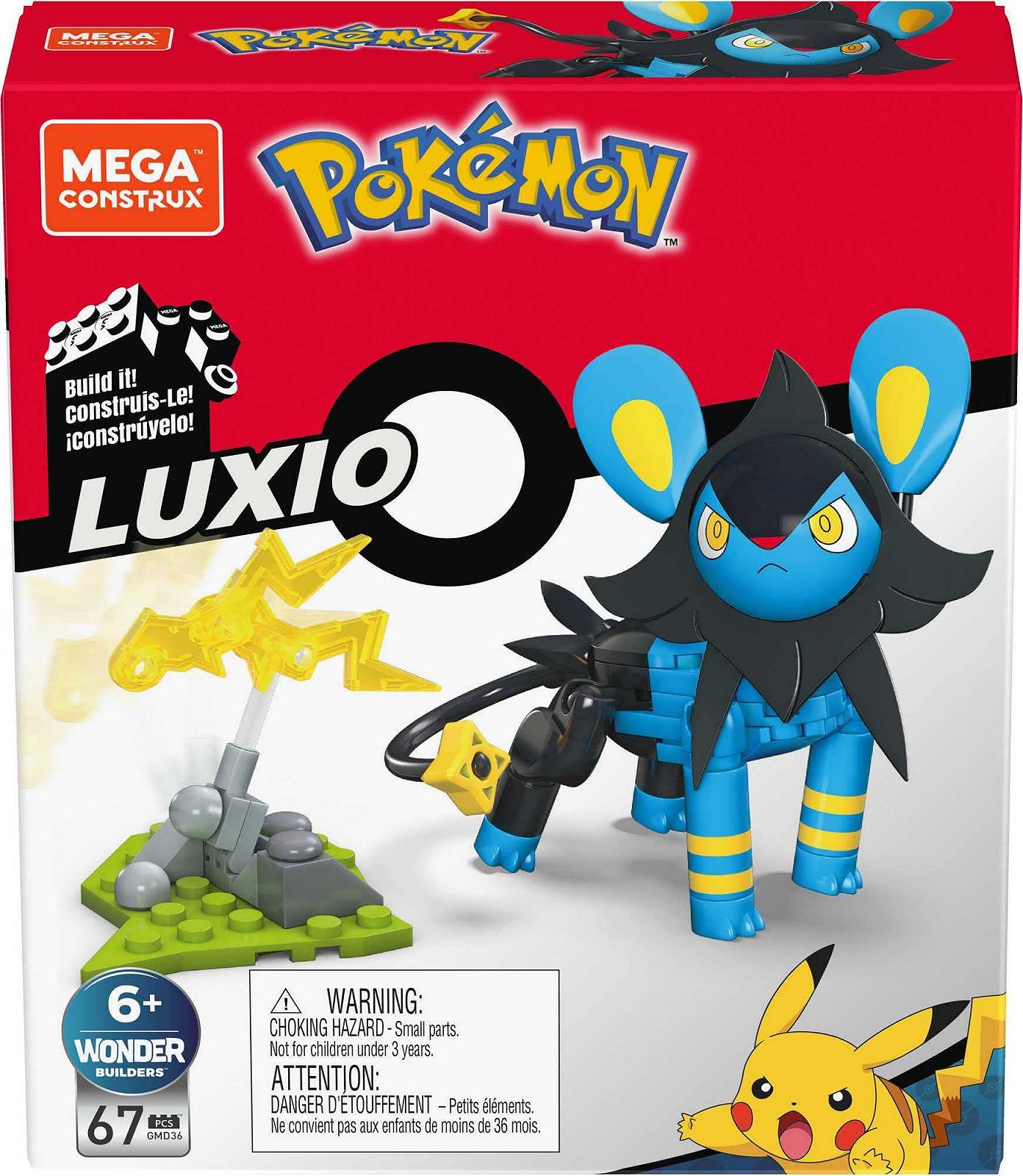 Construx MEGA GMD36 Pokémon Luxio 70 элементов, фото №6