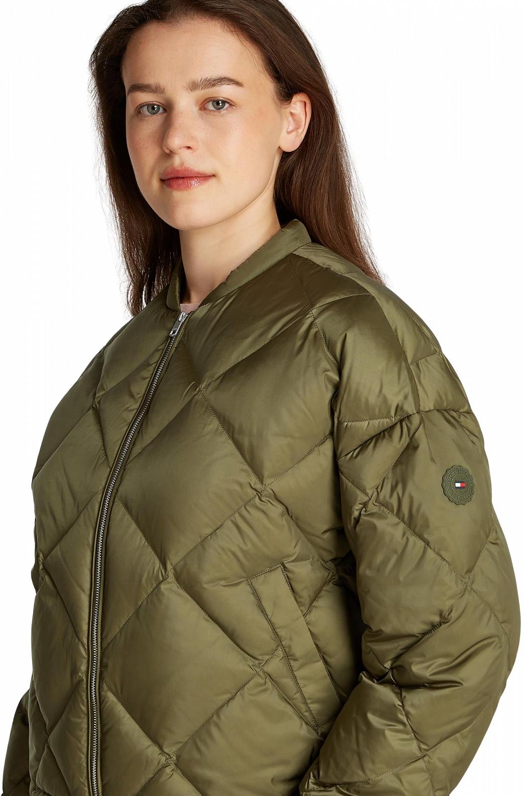 Куртка Tommy Hilfiger жіноча стьобана Casual Bomber, фото №3