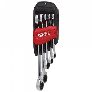 Набір комбінованих тріскачкових ключів KS TOOLS 503.4255 - Фото 1