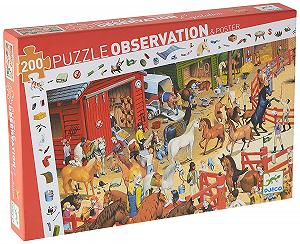 Купити Пазл Djeco Explorer Коні кольоровий - Фото 1 Пазл Djeco Explorer Коні кольоровий - Фото 1