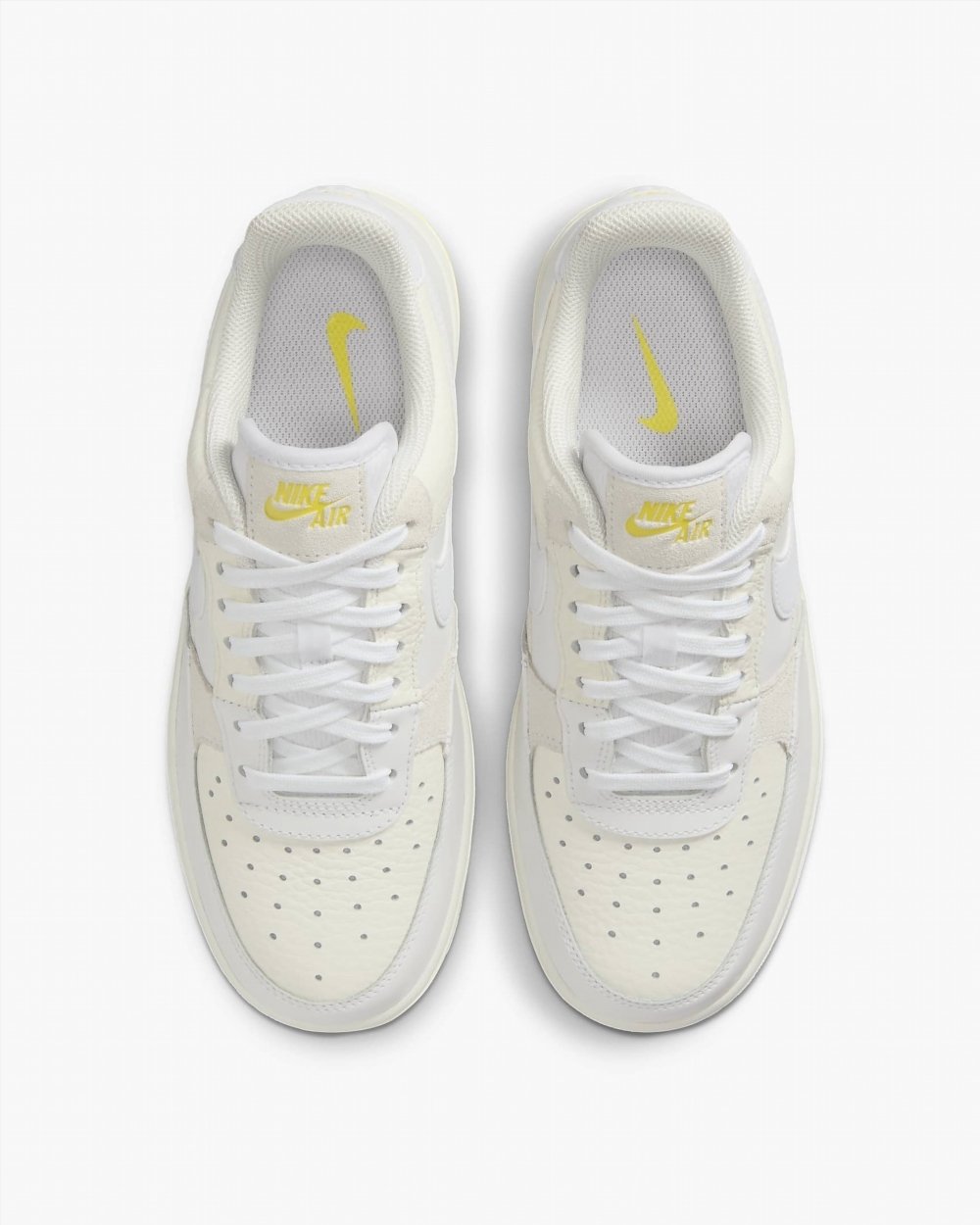 Кроссовки Nike Air Force 1 Low '07 UV Reactive Patchwork White Multicolor Yellow (W) размер 40.5, фото №4