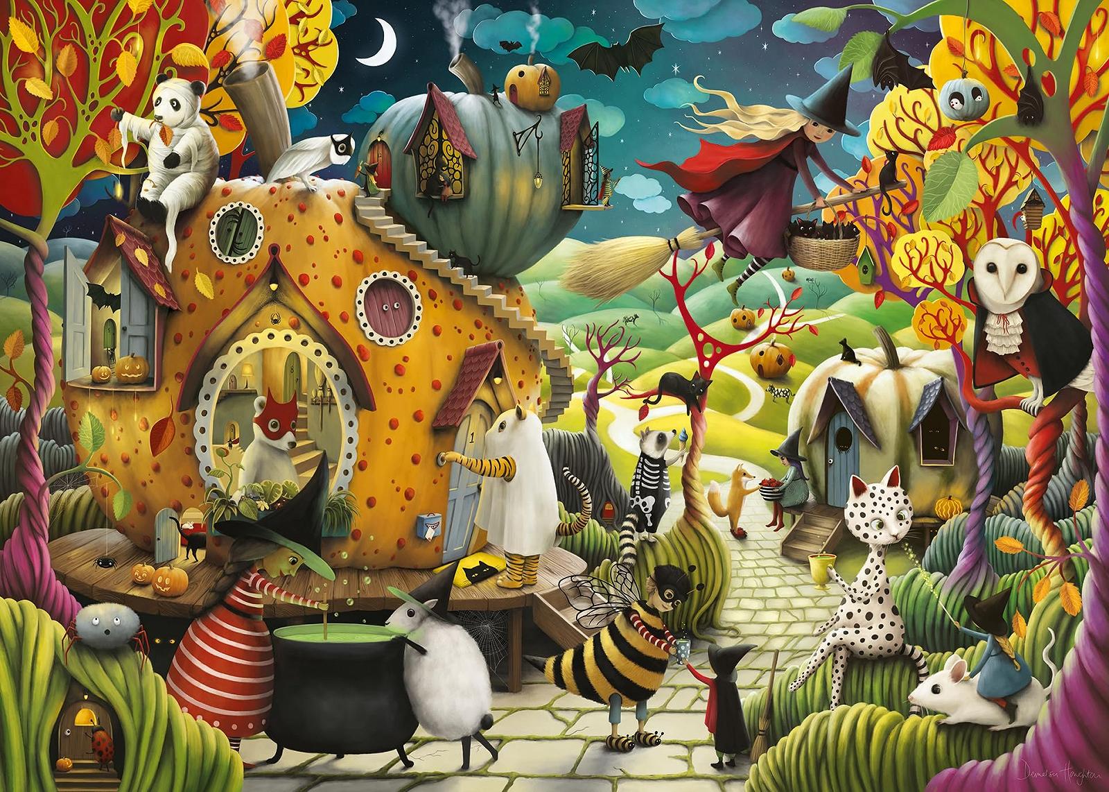 Пазл Ravensburger Happy Halloween 1000 деталей від 14 років, фото №1