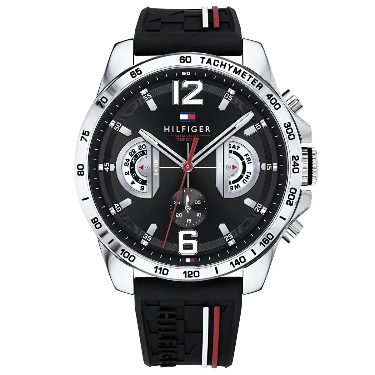 Мужские аналоговые многофункциональные кварцевые часы Tommy Hilfiger с силиконовым, нержавеющим стальным или кожаным ремешком, дополнительные циферблаты для дня и даты, водонепроницаемость до 5 атм, фото №1 Мужские аналоговые многофункциональные кварцевые часы Tommy Hilfiger с силиконовым, нержавеющим стальным или кожаным ремешком, дополнительные циферблаты для дня и даты, водонепроницаемость до 5 атм, фото №1