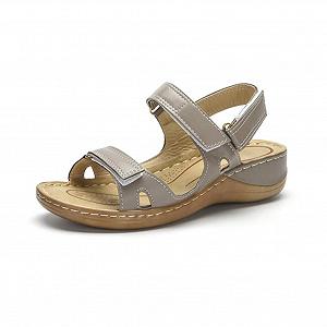 Купити Жіночі шльопанці CrEev з відкритим носком, ортопедичні, літні, пляжні, дихаючі, нековзкі, сірі - Фото 1 Жіночі шльопанці CrEev з відкритим носком, ортопедичні, літні, пляжні, дихаючі, нековзкі, сірі - Фото 1