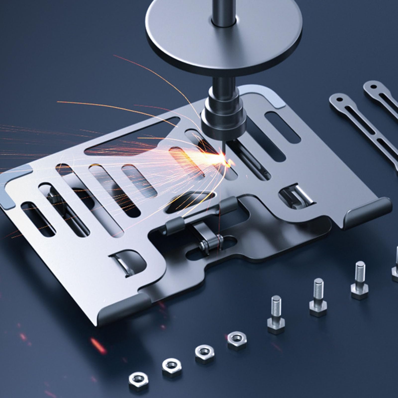 Регулируемая Подставка для Ноутбука Carbonstahl-Design для рабочего пространства, фото №7 Регулируемая Подставка для Ноутбука Carbonstahl-Design для рабочего пространства, фото №7