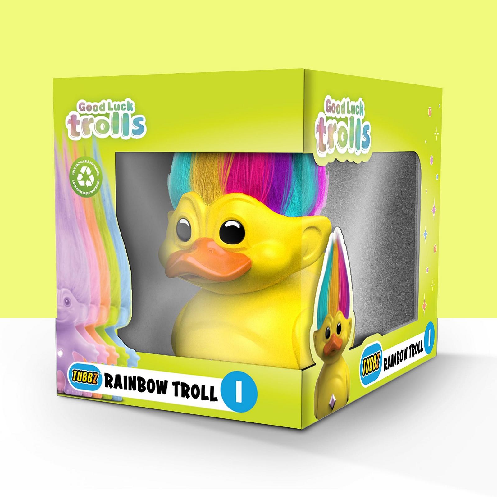 Фігурка гумова качка Rainbow Troll TUBBZ Box Edition, фото №7