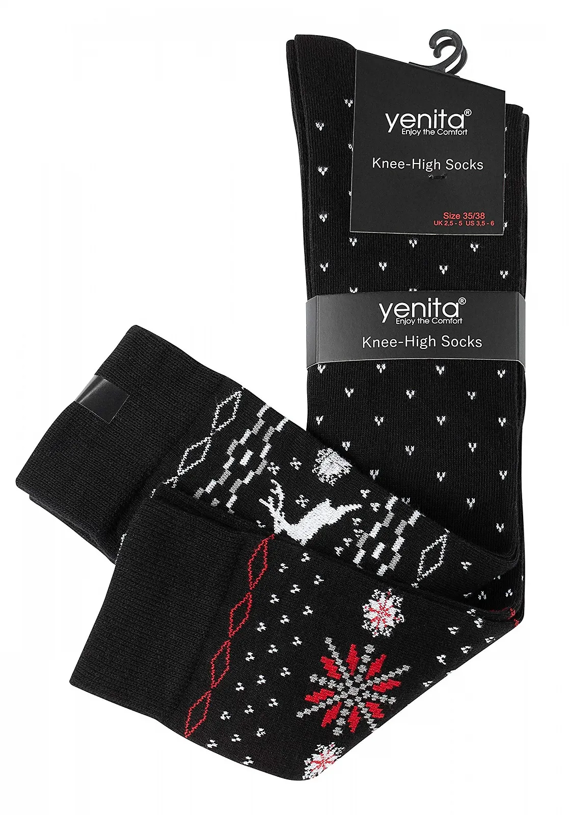 Жіночі шкарпетки до коліна Yenita 4 пари Бавовна, фото №4 Жіночі шкарпетки до коліна Yenita 4 пари Бавовна, фото №4