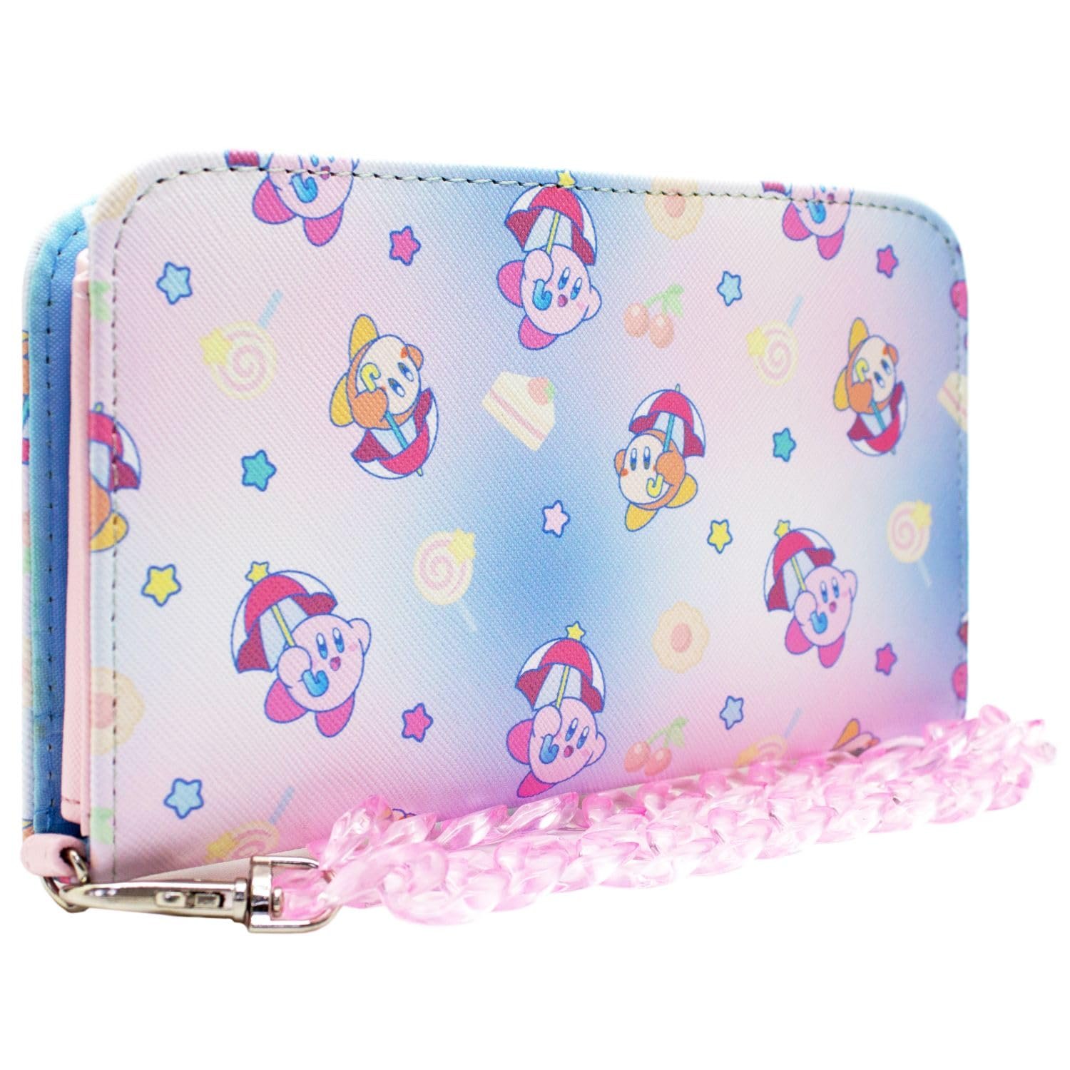 Кошелек Pink Dream Kirby Parasol Waddle Dee Dreamland Карман для монет и держатель для карт Розовый, розовый, Стандартный размер, Повседневный, фото №1