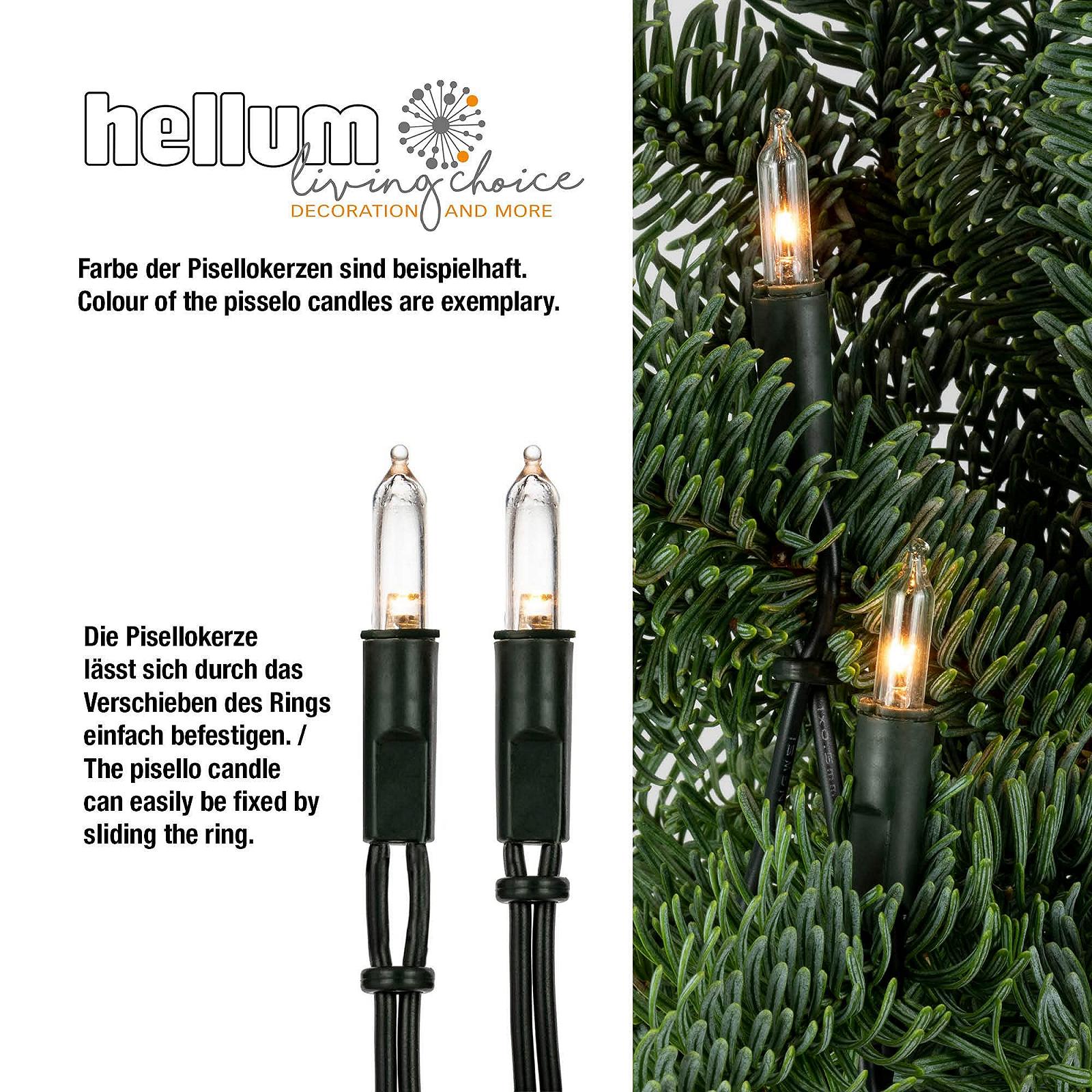 Гирлянда hellum 35 LED Теплый белый, для помещений, длина 5,10 м, кабель 2 x 1,5 м, фото №4