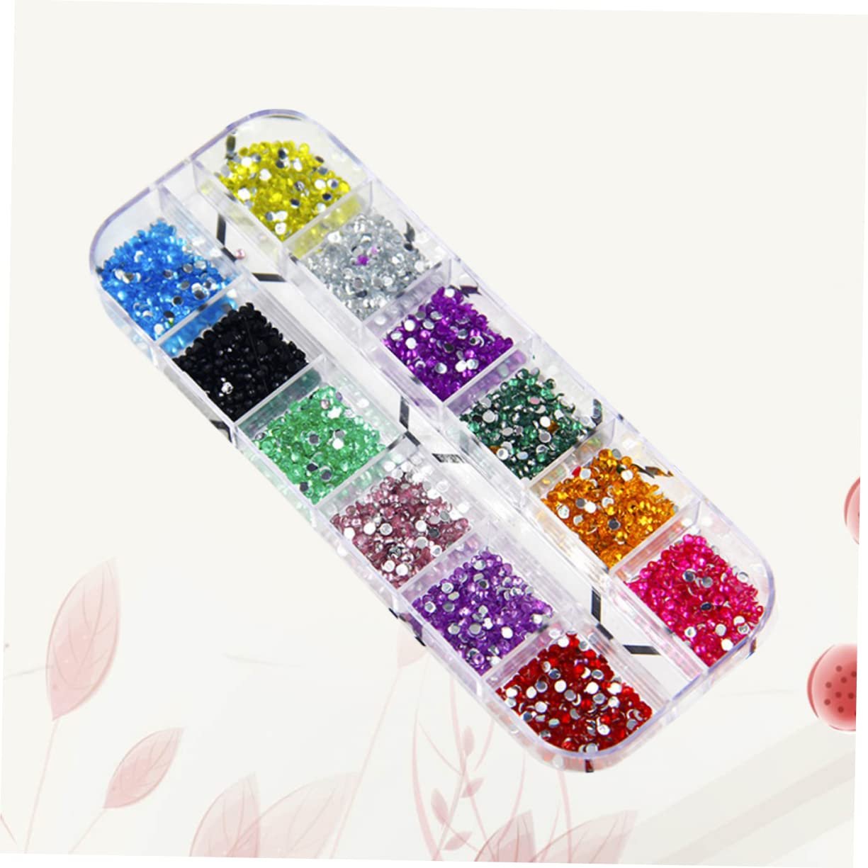 Наклейки Блестки для маникюра 3D Набор для Ногтей Петти 2000 шт. Разноцветные, фото №4