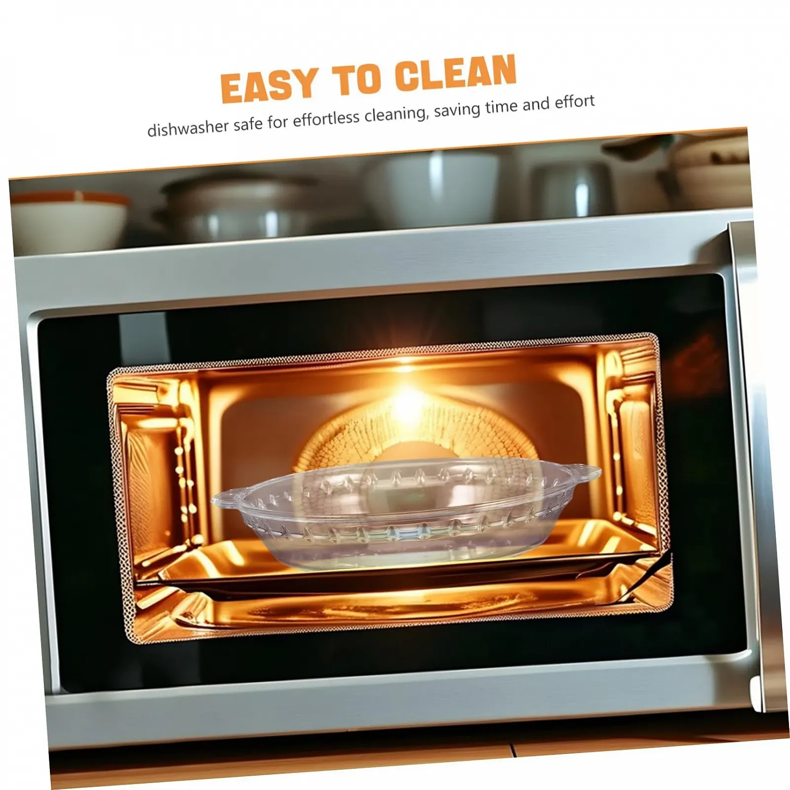 Форма для выпекания TOYANDONA стеклянная прозрачная для запеканки и сервировки, фото №9