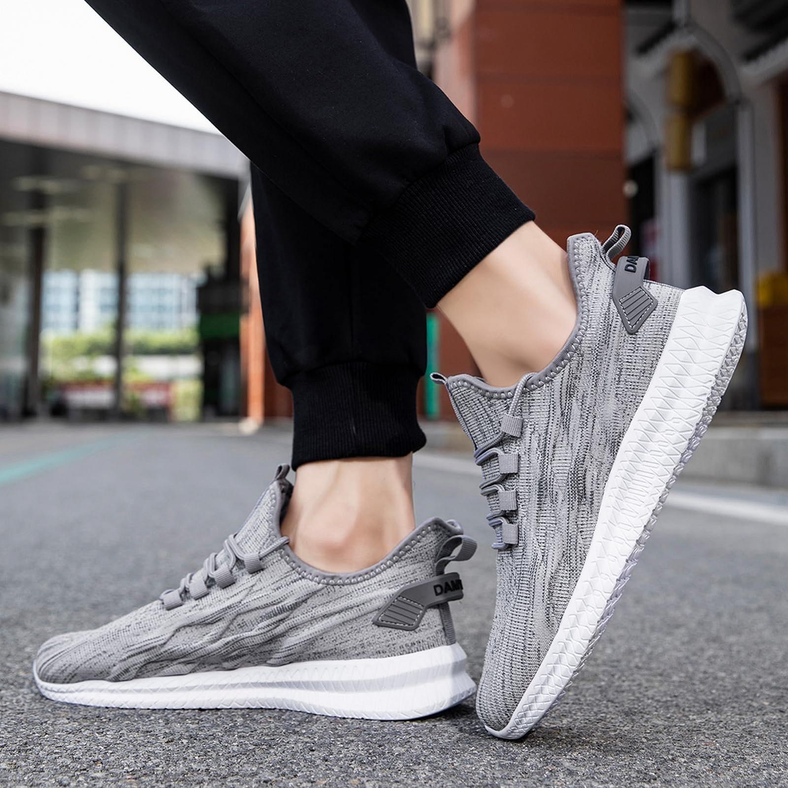 Чоловічі Кросівки IVQDZL Літні Спортивні Кросівки для Бігу, фото №7