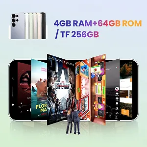 Смартфон 6.75 дюйма 4 GB RAM + 64 GB ROM 5 MP + 16 MP Dual Camera 4G LTE Dual SIM Beige synthetic.ua - Фото 1