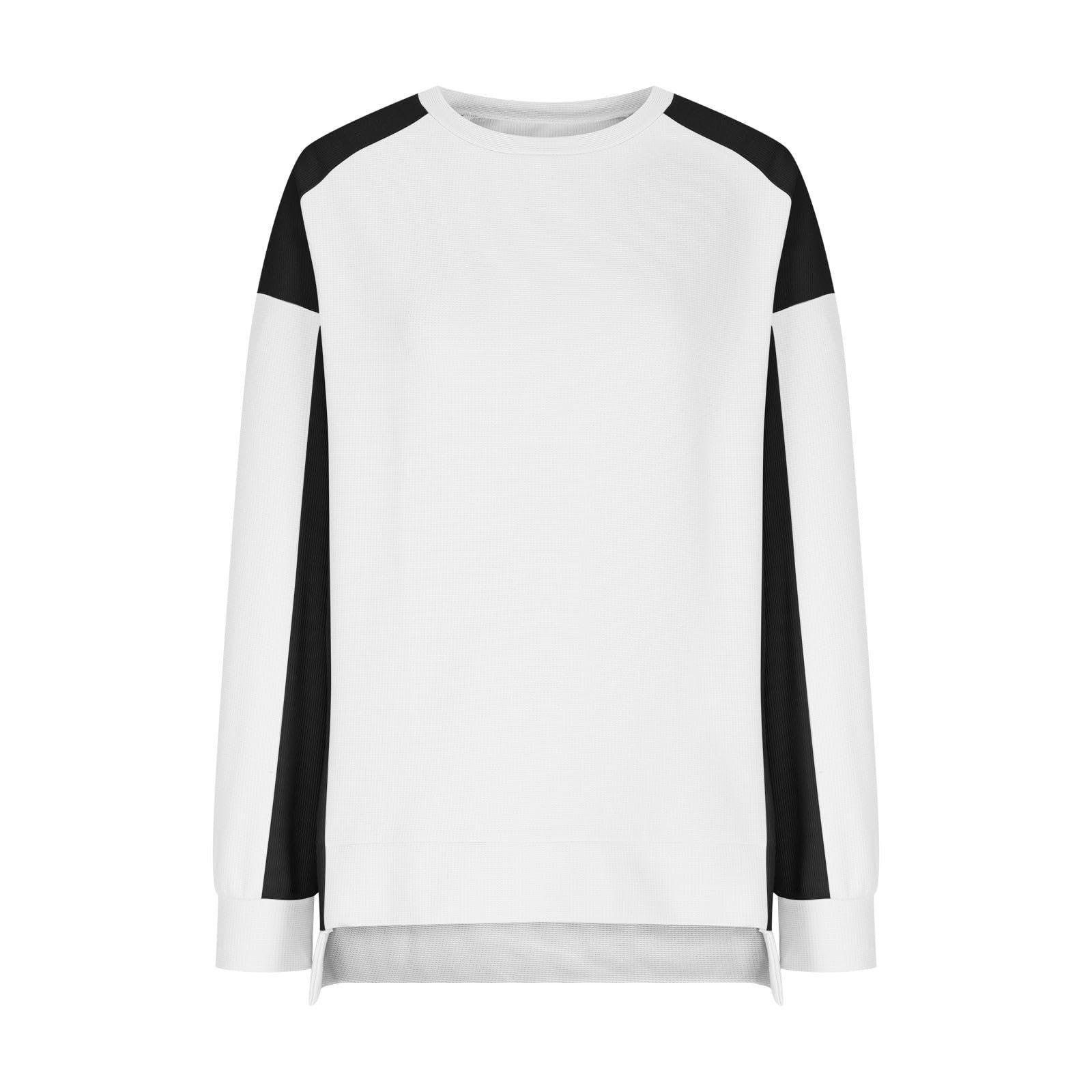 Женская Толстовка Generisch Однотонный oversize пуловер с принтом букв, фото №2