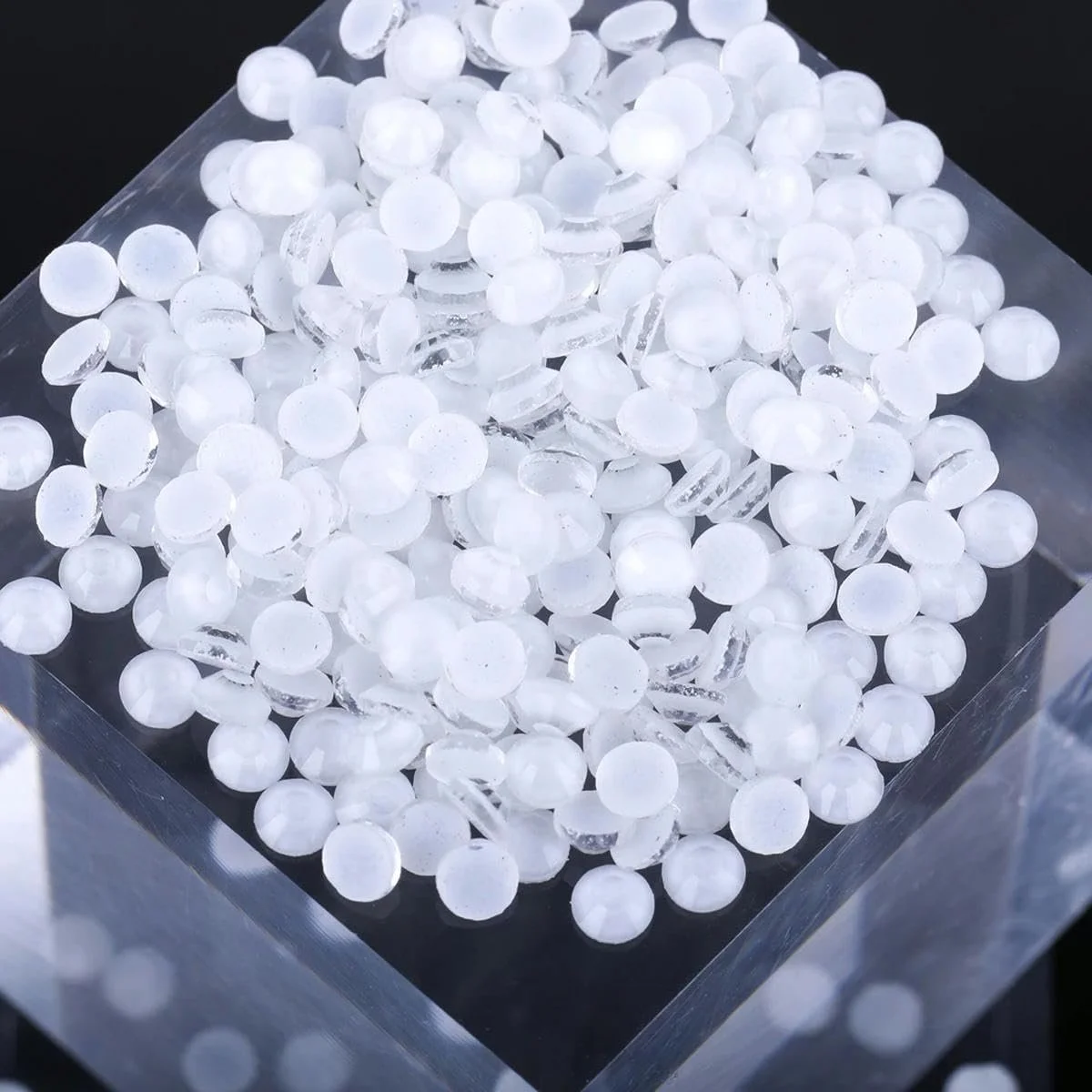 Термоклейові Стрази Неонові Всі Кольори Super Bright Crystal для Тканини, Одягу, Суконь, Мікс Кольорів SS30 288 штук, фото №2