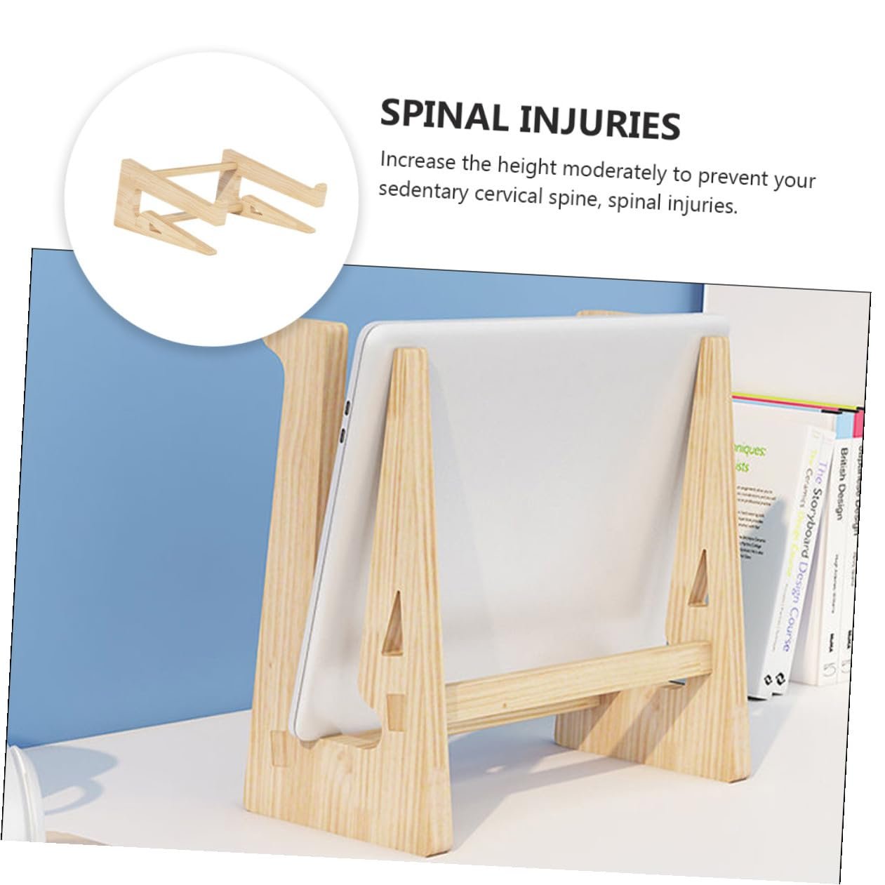 Подставка для ноутбука деревянная VANZACK Регулируемая Эргономичная, фото №9 Подставка для ноутбука деревянная VANZACK Регулируемая Эргономичная, фото №9