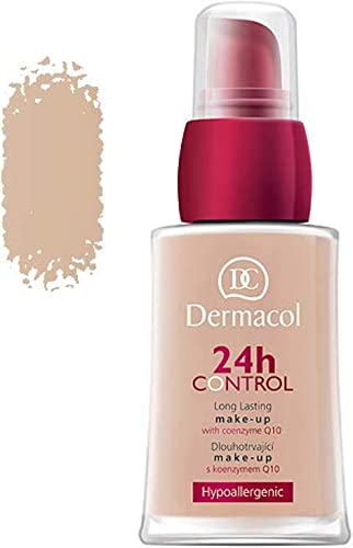 Флюид Dermacol 24H Kontrolle Foundation Coenzym Q10 для сухой и жирной кожи стойкий тон №03 30 мл, фото №1 Флюид Dermacol 24H Kontrolle Foundation Coenzym Q10 для сухой и жирной кожи стойкий тон №03 30 мл, фото №1