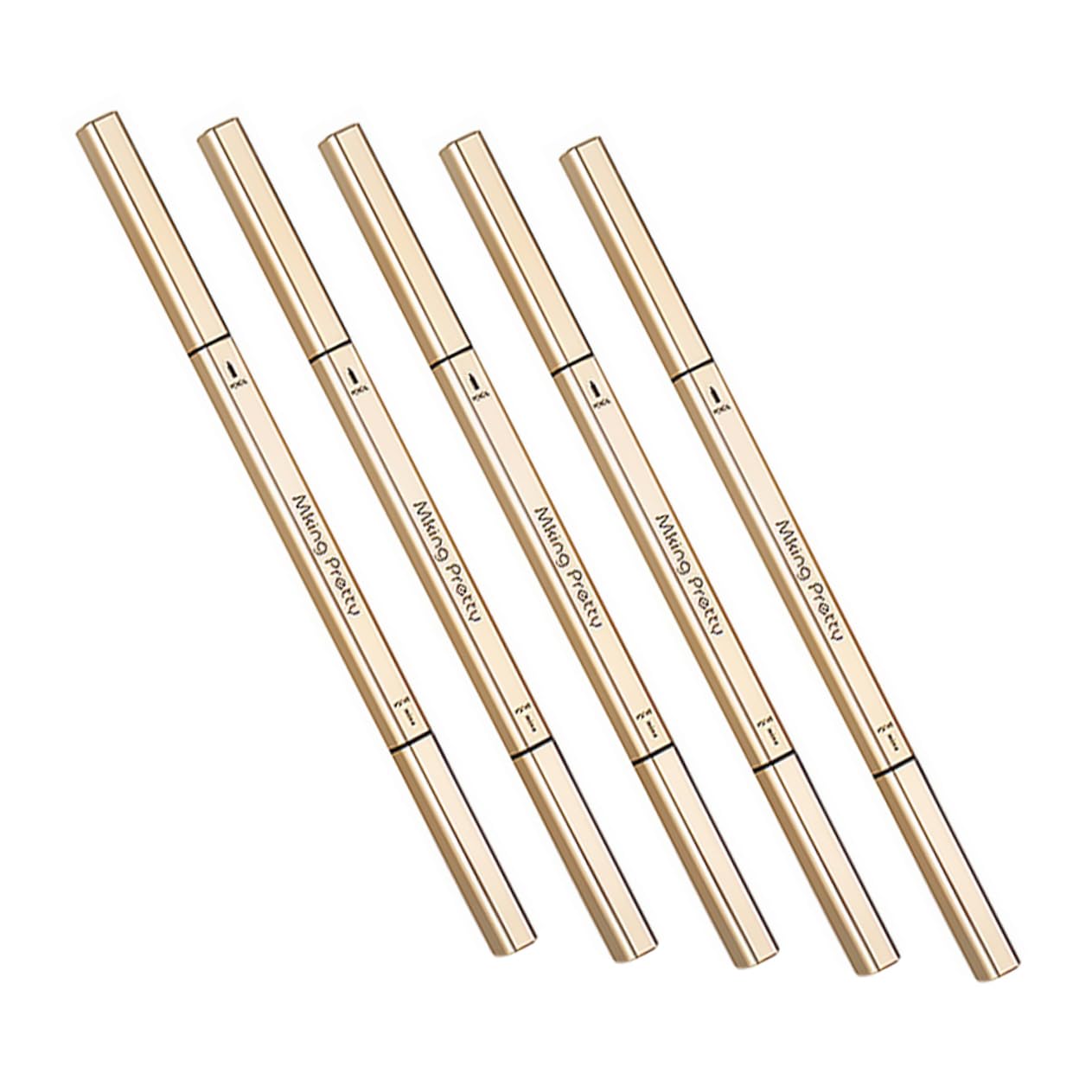 Олівець Ipetboom Augenbrauenstift doppelseitiger 5St з щіточкою без плям, фото №1