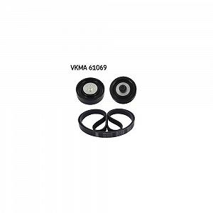 Комплект поліклинового ременя SKF VKMA 61069 для Toyota, для автомобілів з кондиціонером - Фото 1