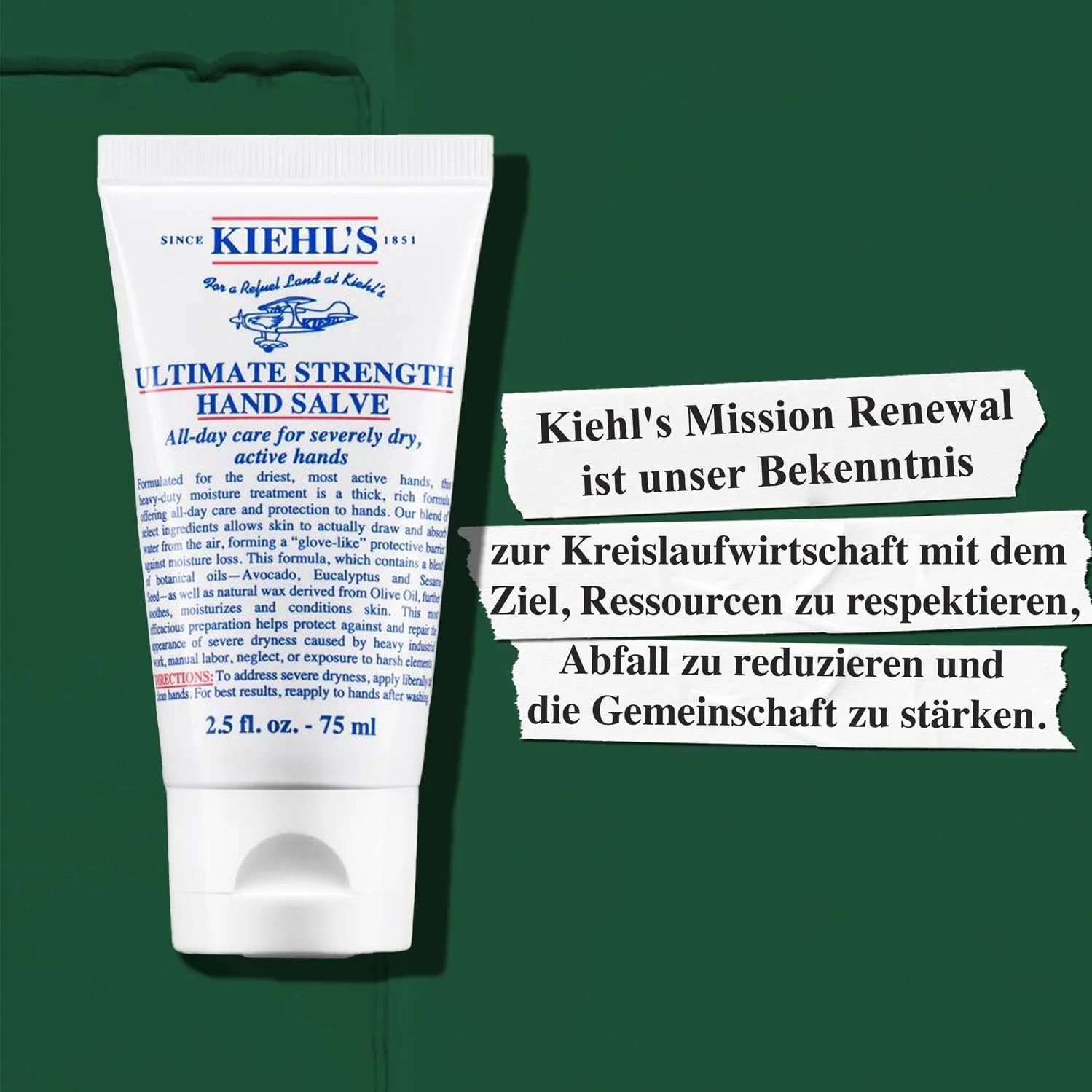 Крем для рук Kiehl's Ultimate Strength Hand Salve 75 мл, фото №8