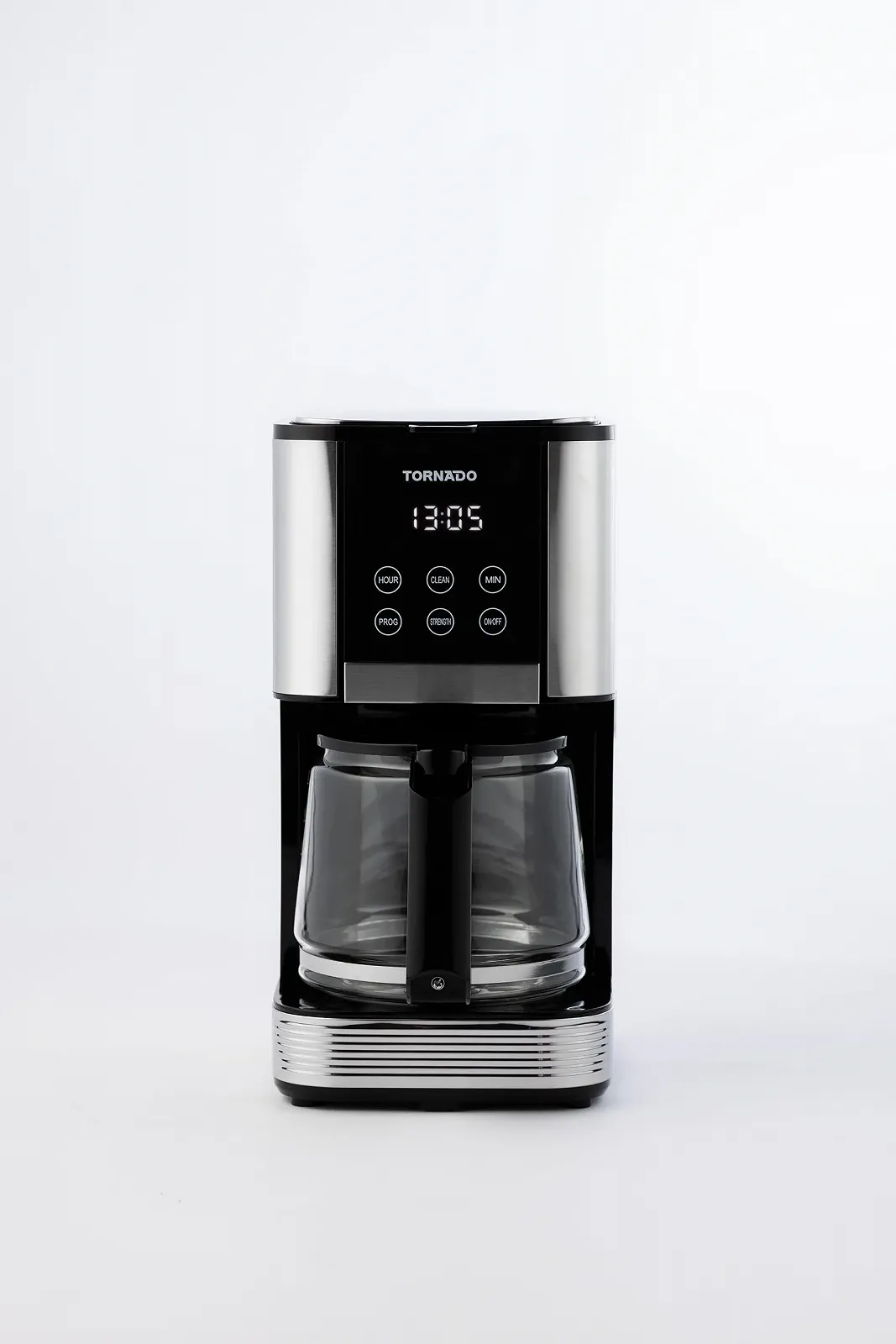 Крапельна кавоварка Tornado DIGITAL TCM-1429B-GS 1.5 л 1000 Вт Чорна, фото №2