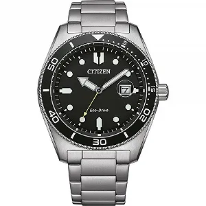 Мужские аналоговые кварцевые часы CITIZEN AW1760-81E с браслетом из нержавеющей стали, серебристый, размер Unit, Modern - Фото 1
