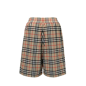 Шорты BURBERRY CHECK PATTERN SHORTS XL synthetic.ua - Фото 1