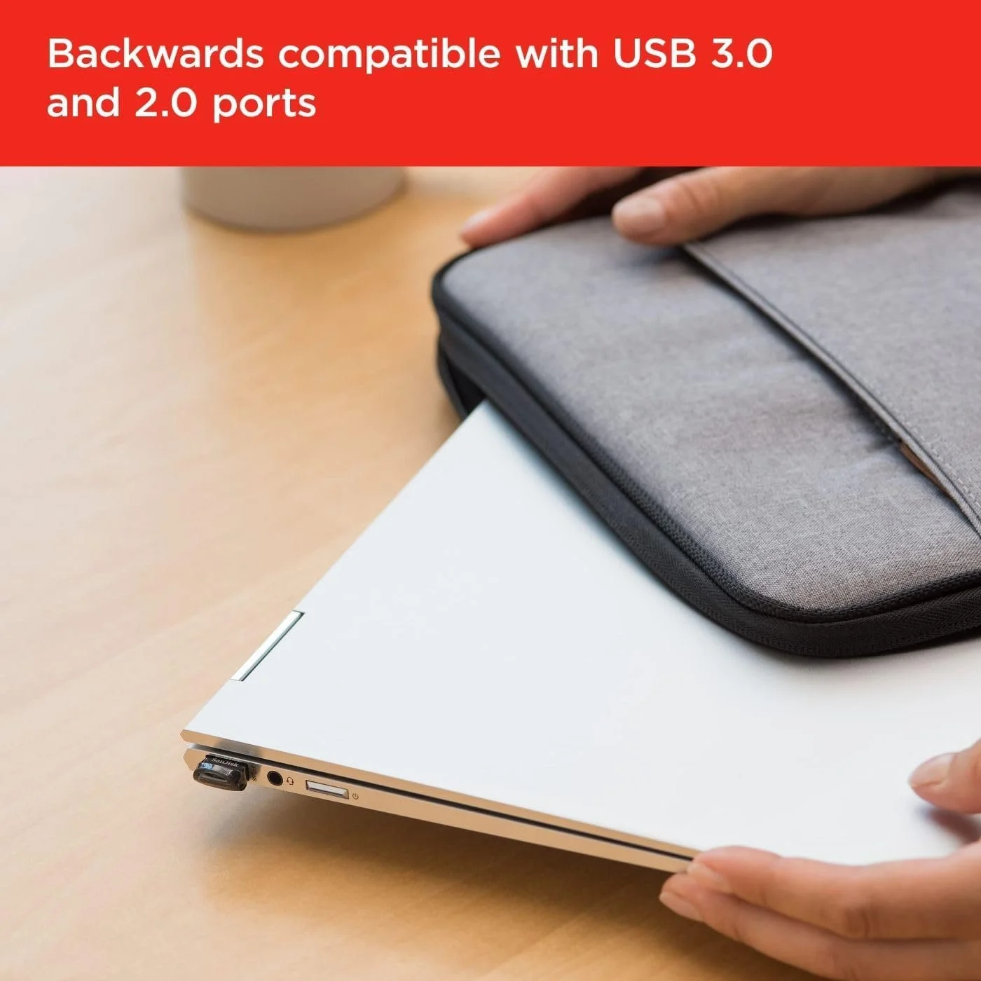 USB-накопичувач SanDisk Ultra Fit 128 GB USB 3.1, фото №3 USB-накопичувач SanDisk Ultra Fit 128 GB USB 3.1, фото №3