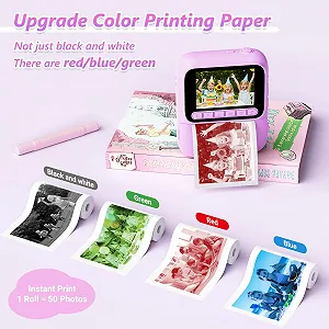 Фотокамера мгновенной печати для детей 1080P 32GB synthetic.ua - Фото 1