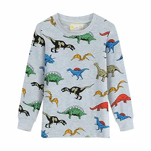 Детская пижама EULLA с длинным рукавом, хлопковая зимняя synthetic.ua - Фото 1