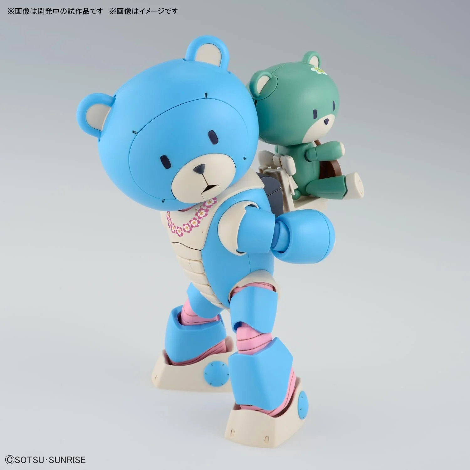 Набор для моделирования Bandai Hobby Gundam Gunpla HG 1/144 09 Bearguy Ohana & Aloharo Set 13 см, фото №10
