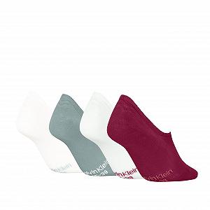Носки Calvin Klein Monogram Footie (4 пары) synthetic.ua - Фото 1