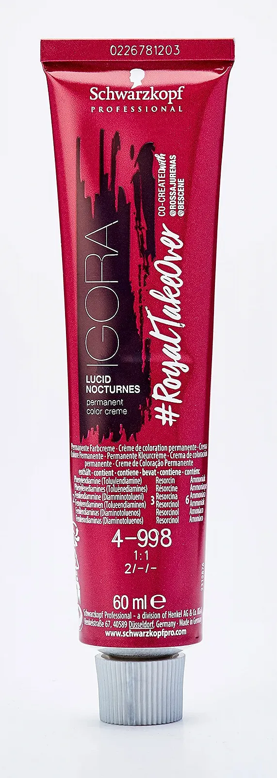 Фарба для волосся Schwarzkopf Professional Igora Royal TakeOver Lucid Nocturnes 4-998 Cередній Коричневий Фіолетовий Екстра Червоний 60 мл, фото №2 Фарба для волосся Schwarzkopf Professional Igora Royal TakeOver Lucid Nocturnes 4-998 Cередній Коричневий Фіолетовий Екстра Червоний 60 мл, фото №2