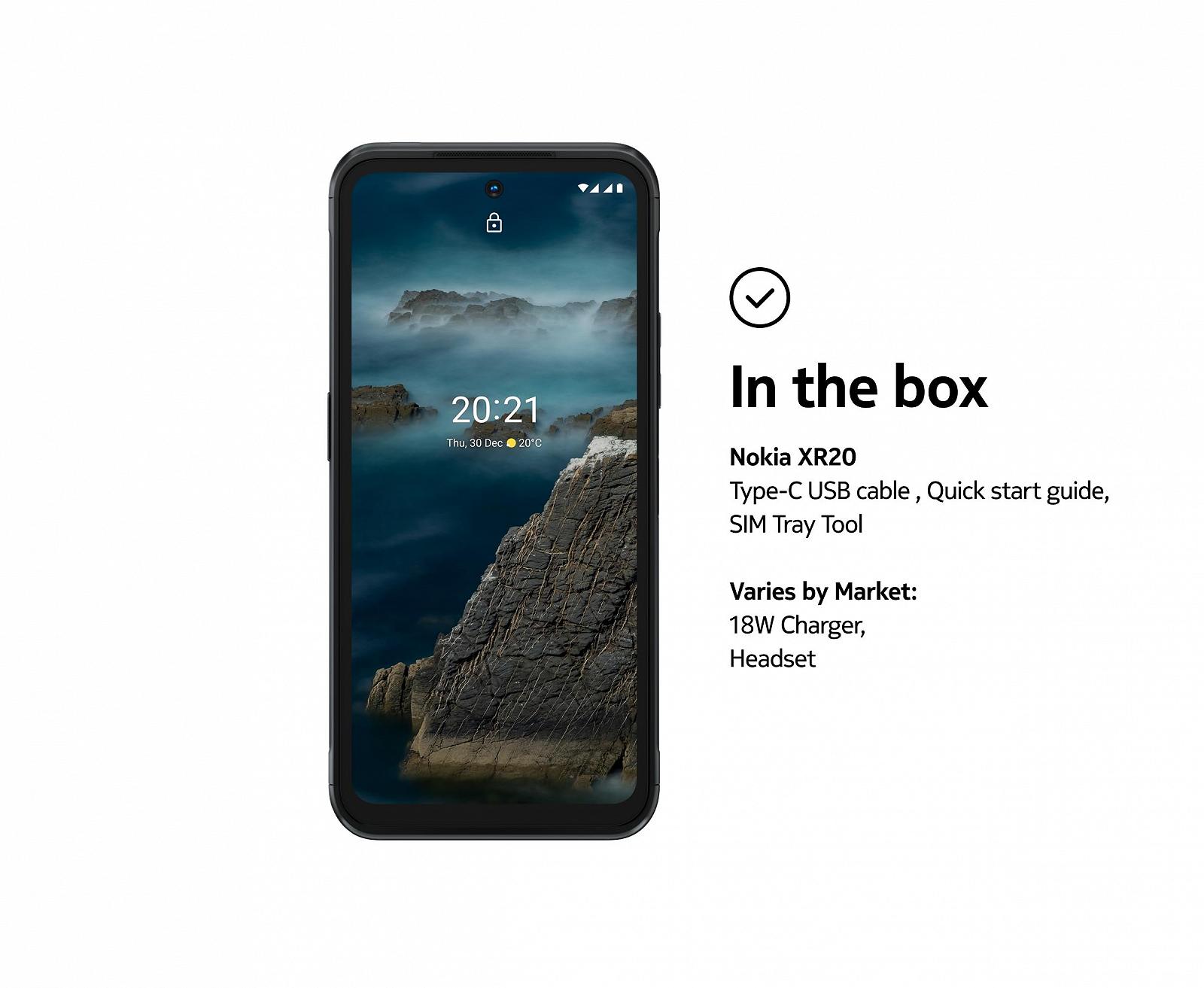 Смартфон Nokia XR20 5G 6/128GB Android Granite Grey, фото №6